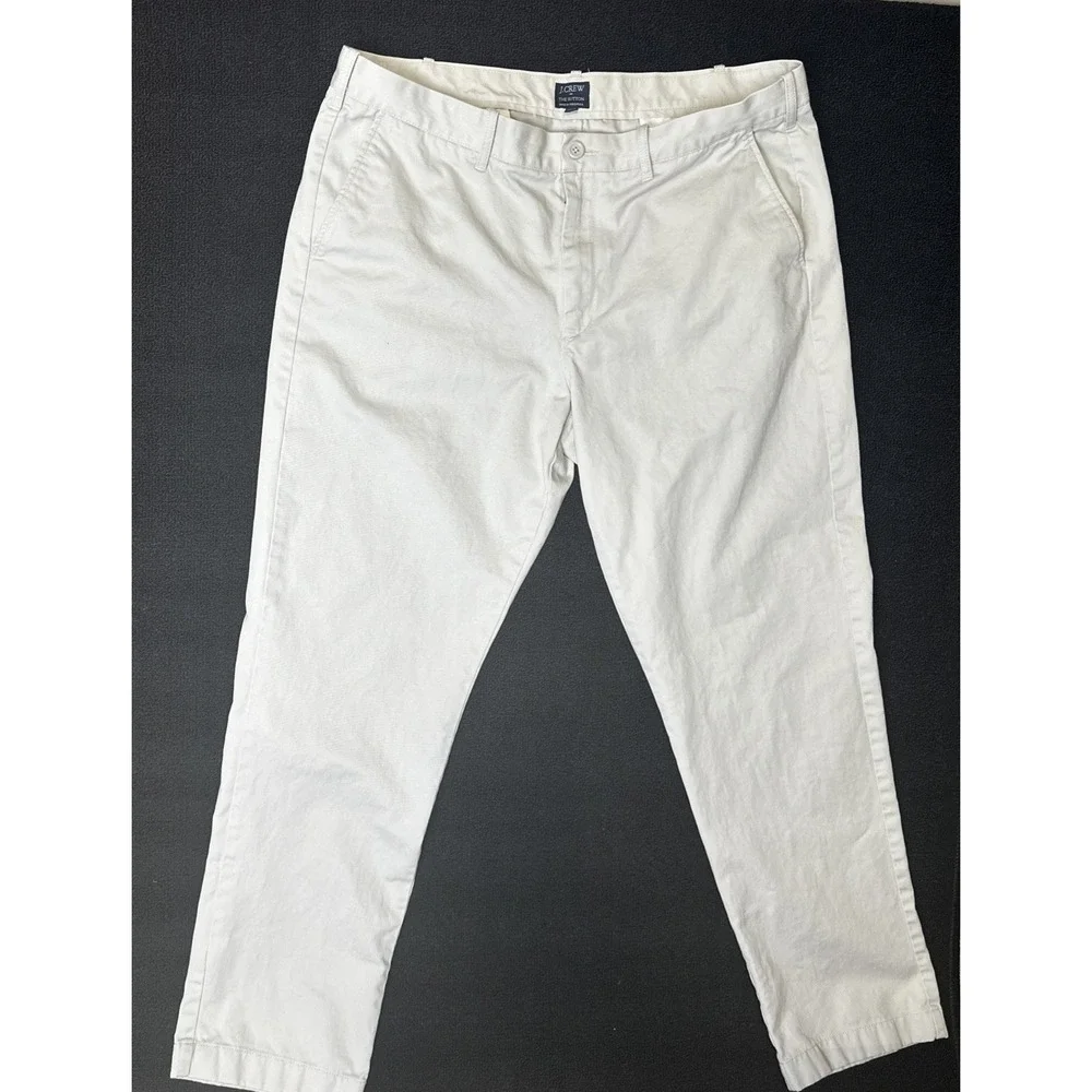 J.Crew The Sutton‎ 38/32 Tan Chino Straight Flat Front Pants Men's